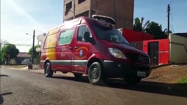 Cascavel Velho: Vidro de box de banheiro estoura e mulher fica ferida