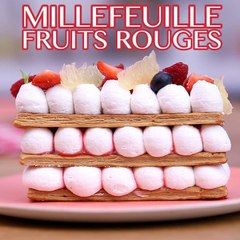 Mille-feuille aux fruits rouges