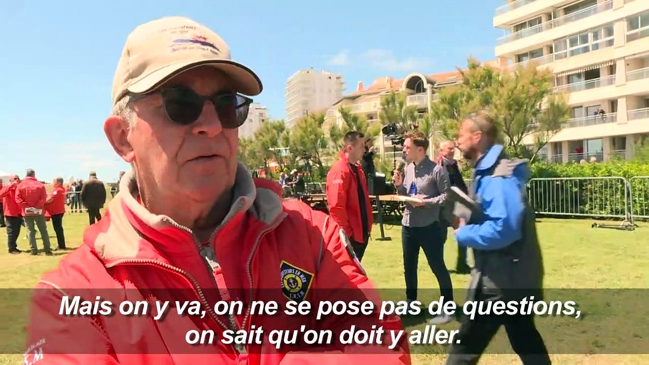 Les sauveteurs des Sables-d'Olonne célébrés en "héros français"