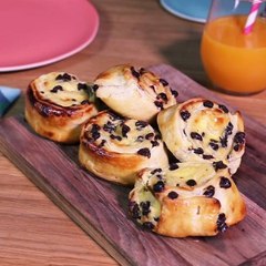 Escargots aux pépites de chocolat
