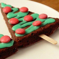 Brownies sapins aux smarties