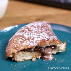 Calzone à la pâte à tartiner et au mascarpone