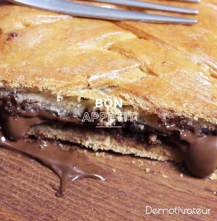 Pâte tressée au chocolat