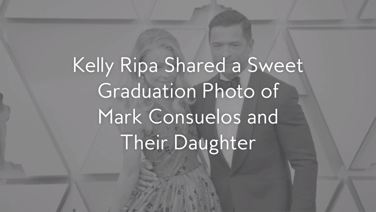 Kelly Ripa Shared a Sweet Graduation Photo of Mark Consuelos and Their Daughter