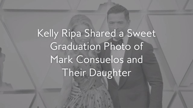 Kelly Ripa Shared a Sweet Graduation Photo of Mark Consuelos and Their Daughter