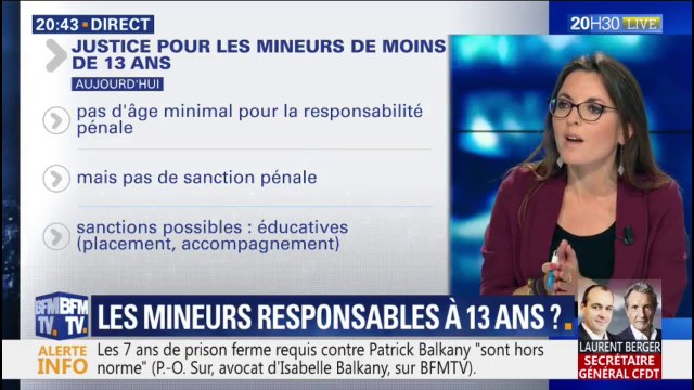 En quoi consiste les propositions de Nicole Belloubet pour réformer la justice pour les mineurs de moins de 13 ans ?