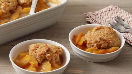 How to Make Bourbon-Peach Cobbler