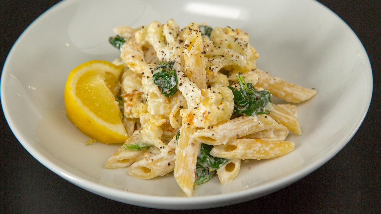 How to Make Cheesy Pasta Roasted Cauliflower