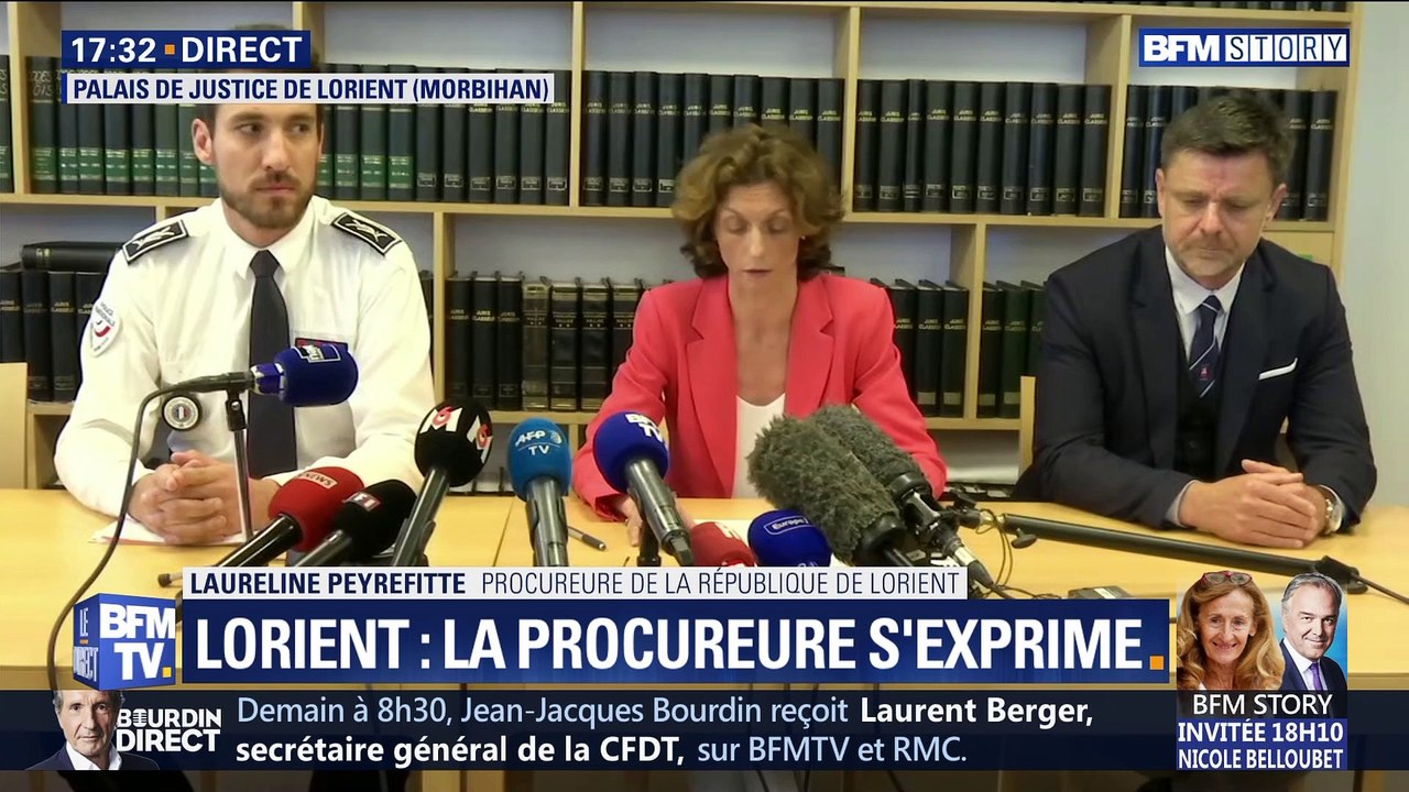 Lorient: La conférence de presse de Laureline Peyrefitte