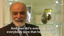 Boxing glove autographed by Muhammad Ali in Italy auction