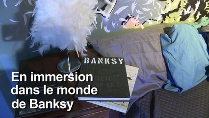 Les fresques de Banksy reconstituées dans une exposition à Paris