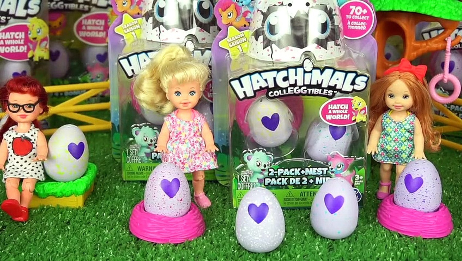 Bebes de Elsa y Anna abren Hatchimals Colleggtibles Mini Huevos Sorpresa de  Animalitos - Vidéo Dailymotion