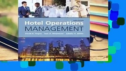 Library  Hotel Operations Management - David K. Hayes
