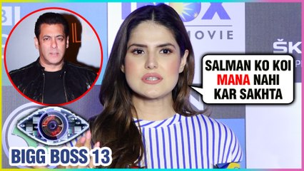 Zarine Khan FINALLY Reacts On Her Bigg Boss 13 ENTRY