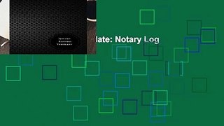 Notary Record Template: Notary Log Complete