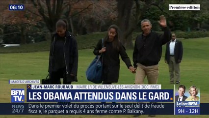 La famille Obama arrive en France pour une semaine de vacances dans le Gard