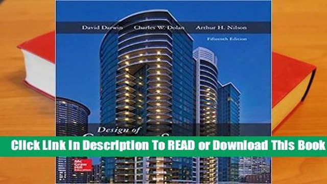 Design of Concrete Structures