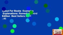 About For Books  Examples   Explanations: Remedies, Third Edition  Best Sellers Rank : #5