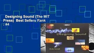 Designing Sound (The MIT Press)  Best Sellers Rank : #4