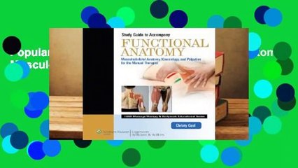 Popular Student Workbook for Functional Anatomy: Musculoskeletal Anatomy, Kinesiology, and