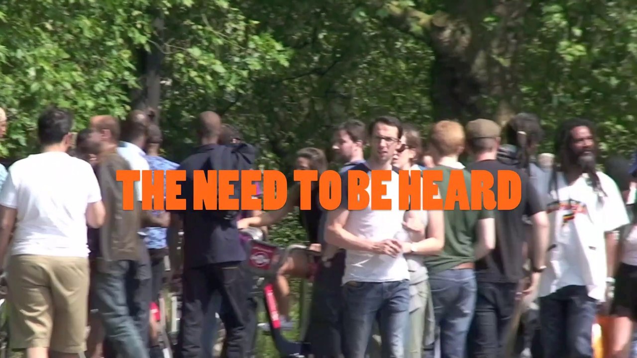 Speakers' Corner: THE NEED TO BE HEARD