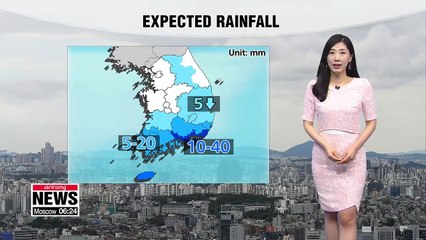 Rain on Jeju and southern areas, lower temperatures