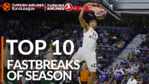 2018-19 Turkish Airlines EuroLeague: Top 10 Fastbreaks!