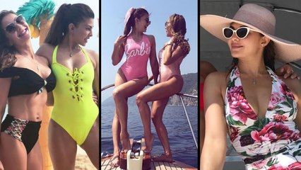 Jacqueline Fernandez Shows Off Her Toned Body As She Raises The Hotness On Yacht