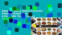 About For Books  Kosher Essentials: Everyday Essentials for a Cool, Calm  Kosher Kitchen  Review