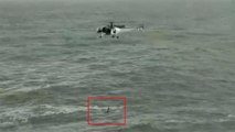 Indian Coast Guard helicopter rescues man from drowning off Goa | Viral Video | Oneindia News