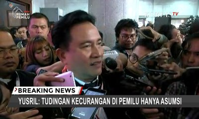 Yusril: Tudingan Kecurangan di Pemilu Hanya Asumsi