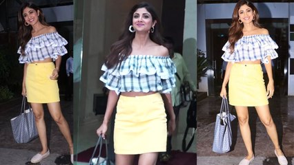 Shilpa Shetty looks hot in yellow skirt; Watch Video | Boldsky