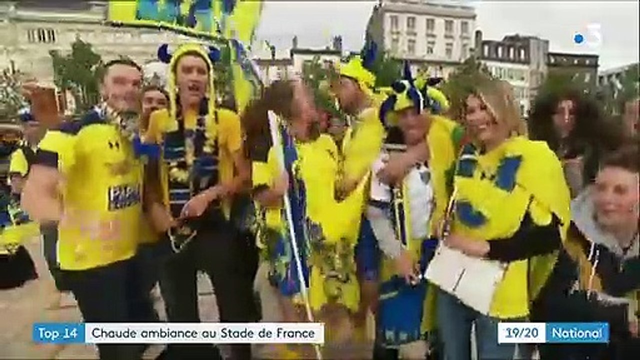Top 14 : ambiance chaleureuse entre les supporters avant la finale