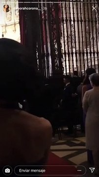 Niña Pastori cantando en la boda de Sergio Ramos y Pilar Rubio
