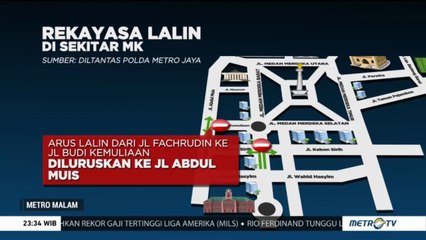 Pengamanan dan Rekayasa Lalin Disiapkan Jelang Sidang MK
