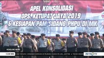 TNI-Polri Gelar Apel Konsolidasi Pengamanan Sidang PHPU