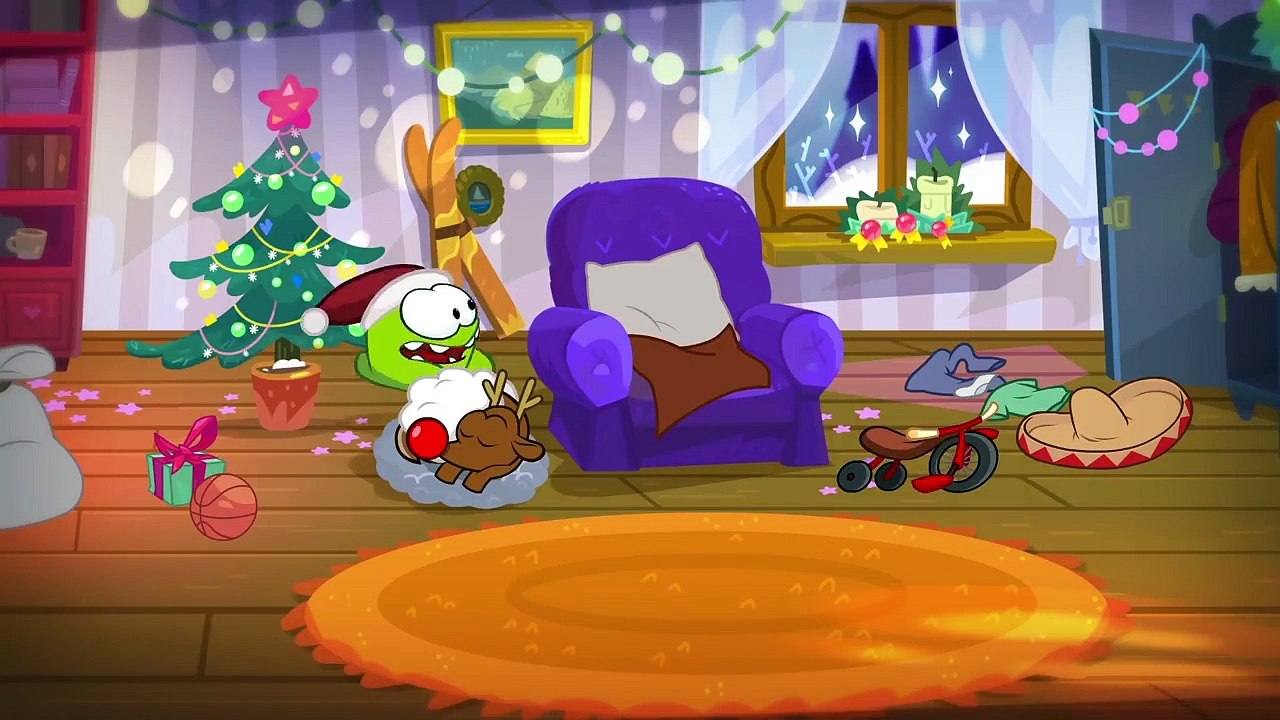 Cut The Rope | Les aventures de Om Nom  Les histoires de Noël S05E10  Dessin animé pour enfants