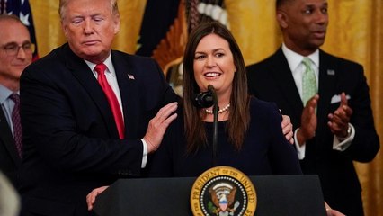 Un départ dans l'administration Trump : Sarah Sanders