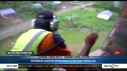 Pemda Konawe dan BNPB Kerahkan 2 Heli Kirim Bantuan ke Daerah Terpencil