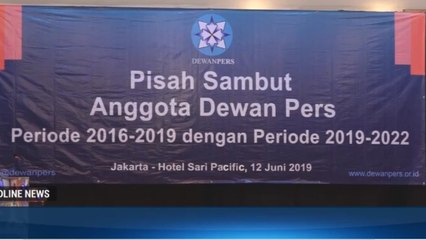 Peresmian Struktur Anggota Baru Dewan Pers 2019-2022