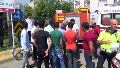 Aldığı karnesi ile evine dönen çocuk ölümden döndü