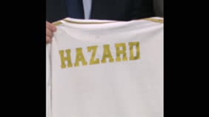 Download Video: Hazard presented to Real Madrid fans at the Bernabeu