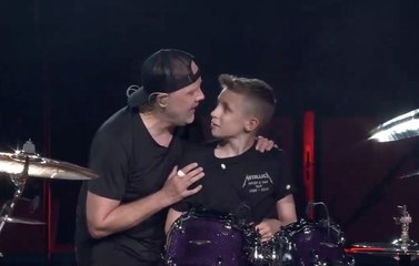 Metallica invites 13 year old drummer to perform ‘Seek & Destroy’ as a birthday present