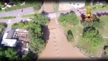 Fiume di fango si riversa nel Lago di Como: il video del drone | Notizie.it