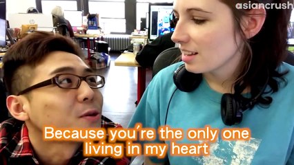 I tried pickup lines on my coworkers *SOMEONE CALL HR* | AsianCrush