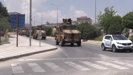 Suriye sınırına askeri sevkiyat