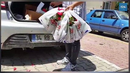 İşte görüntüler; İBB çalışanları ve malzemeleriyle AKP’ye oy seferberliği