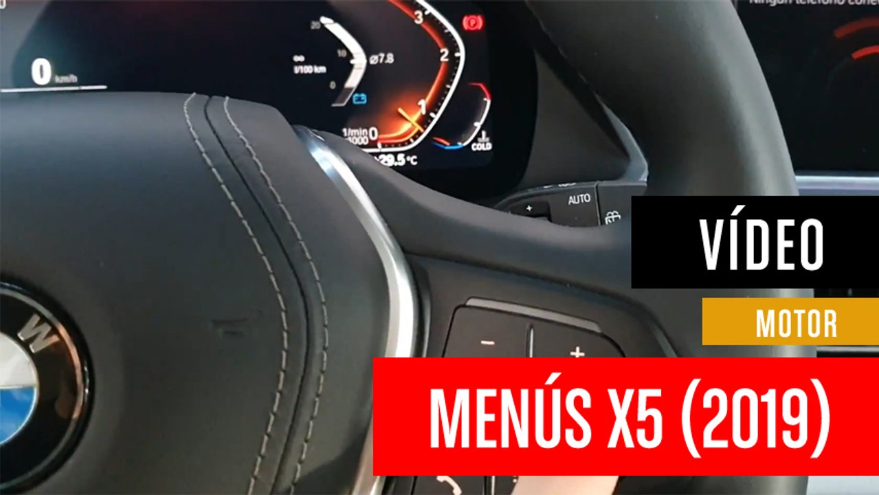 BMW X5 2019  - Menús e interfaz