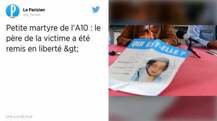 « Petite martyre de l'A10 ». Le père de la victime remis en liberté sous contrôle judiciaire