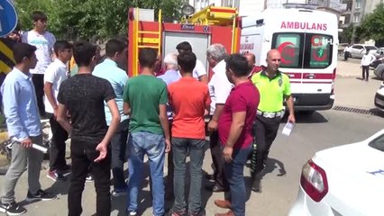 Aldığı karnesi ile evine dönen çocuk ölümden döndü